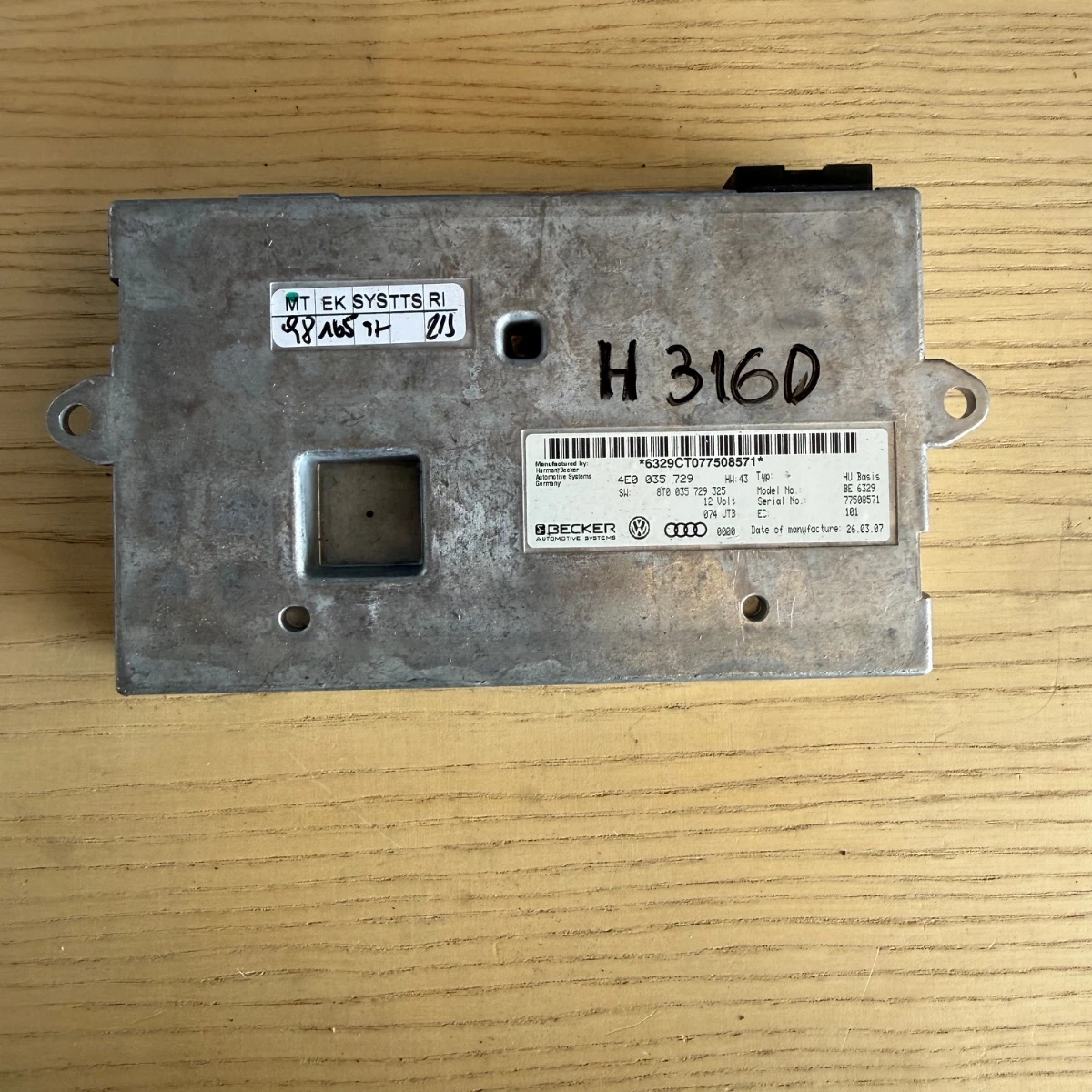 Модул MMI 2G за Audi A4A5A6A8Q7Q5 4E0035729 8T0035729-3160