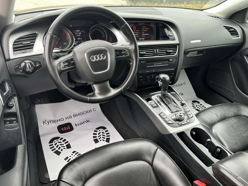 Audi A5 3, 0TDI 239k.s. AVTOMAT КОЖА ЕВРО5, снимка 11 - Автомобили и джипове - 45745912