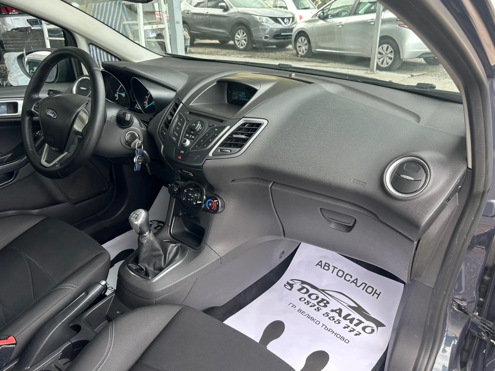 Ford Fiesta 1.5TDCI-TITANIUM-75к.с-КЛИМАТИК, снимка 15 - Автомобили и джипове - 54137080