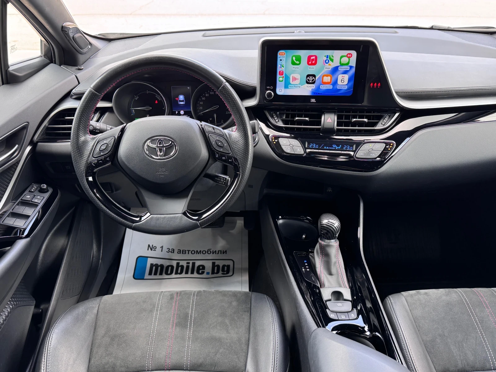 Toyota C-HR GR Sport 2.0Hybrid* 1 Собственик* Carplay* Алканта, снимка 12 - Автомобили и джипове - 53517769