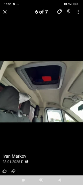 Fiat Ducato Брезент с легло над кабината , снимка 6