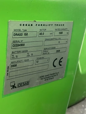 Мотокар Cesab, снимка 8