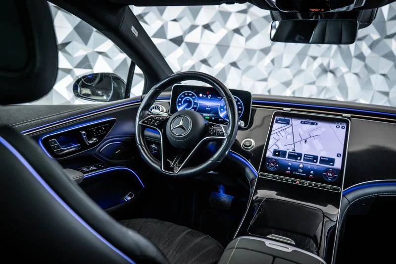 Mercedes-Benz EQS 450+ Night* ElectricArt* Distronic* Pano, снимка 10 - Автомобили и джипове - 53030290