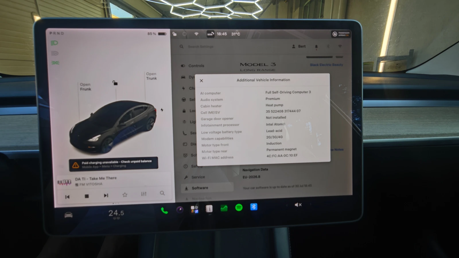Tesla Model 3 LR AWD FACE 88% SOH  | Mobile.bg � ����������� 16