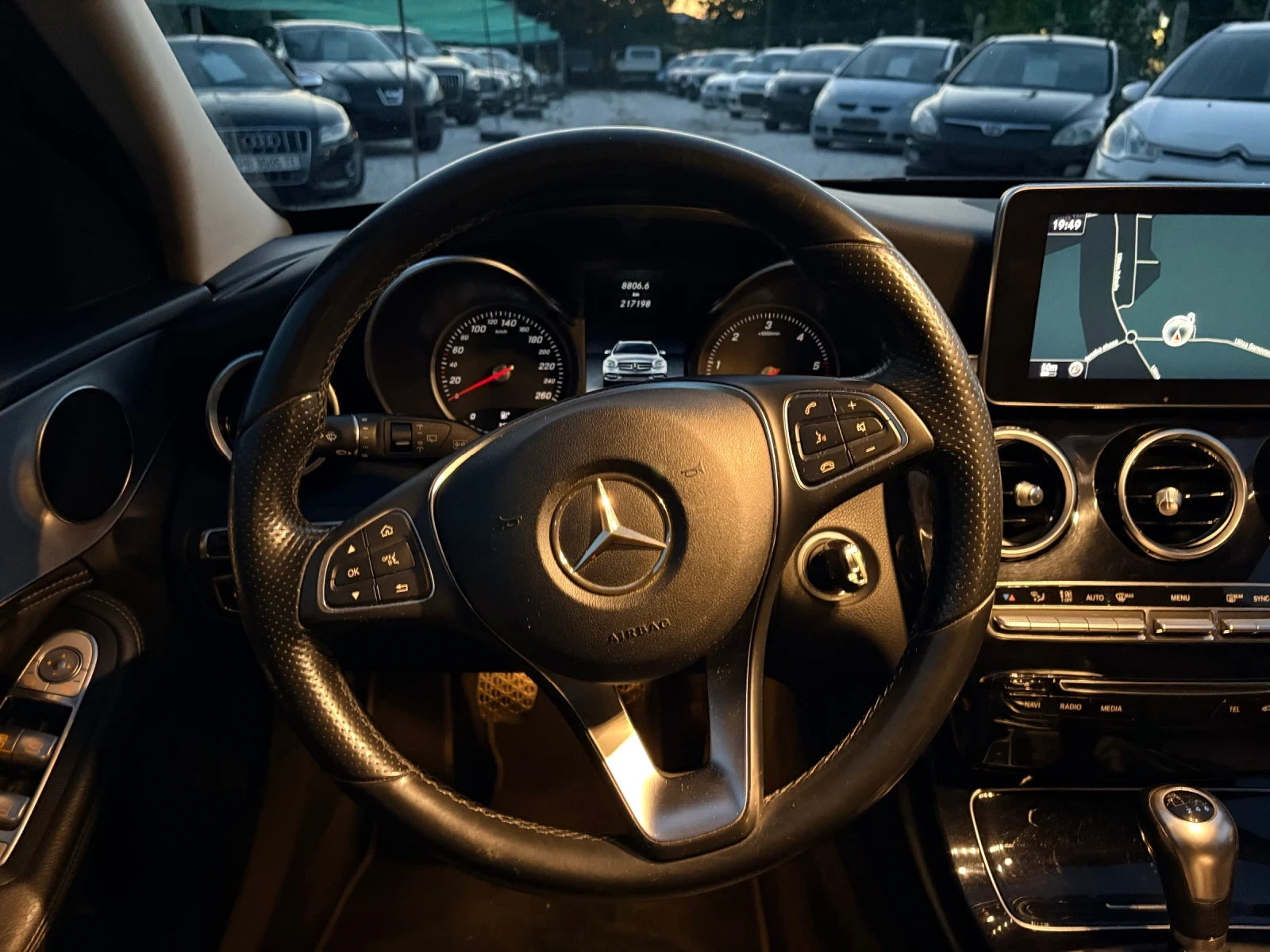 Mercedes-Benz C 220 РЪЧКА  Сервизна История 215000 км, снимка 13 - Автомобили и джипове - 55637700