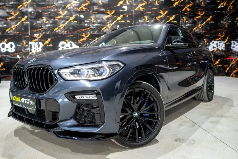 BMW X6 M50I XDRIVE FULL ПАНО HARMAN KARDON ЛИЗИНГ 100%, снимка 4 - Автомобили и джипове - 52461538