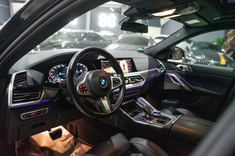BMW X6 M50I XDRIVE FULL ПАНО HARMAN KARDON ЛИЗИНГ 100%, снимка 12 - Автомобили и джипове - 52461538