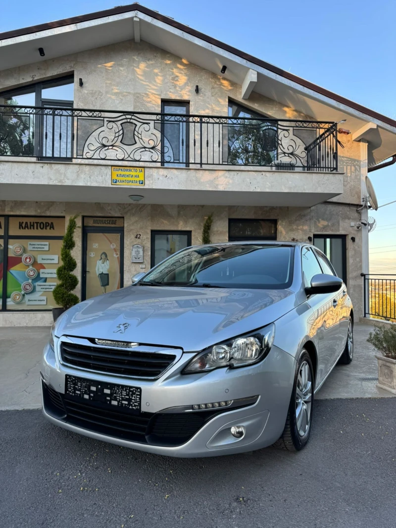 Peugeot 308 1.6 BlueHDI LED Navi, снимка 1 - Автомобили и джипове - 47417913