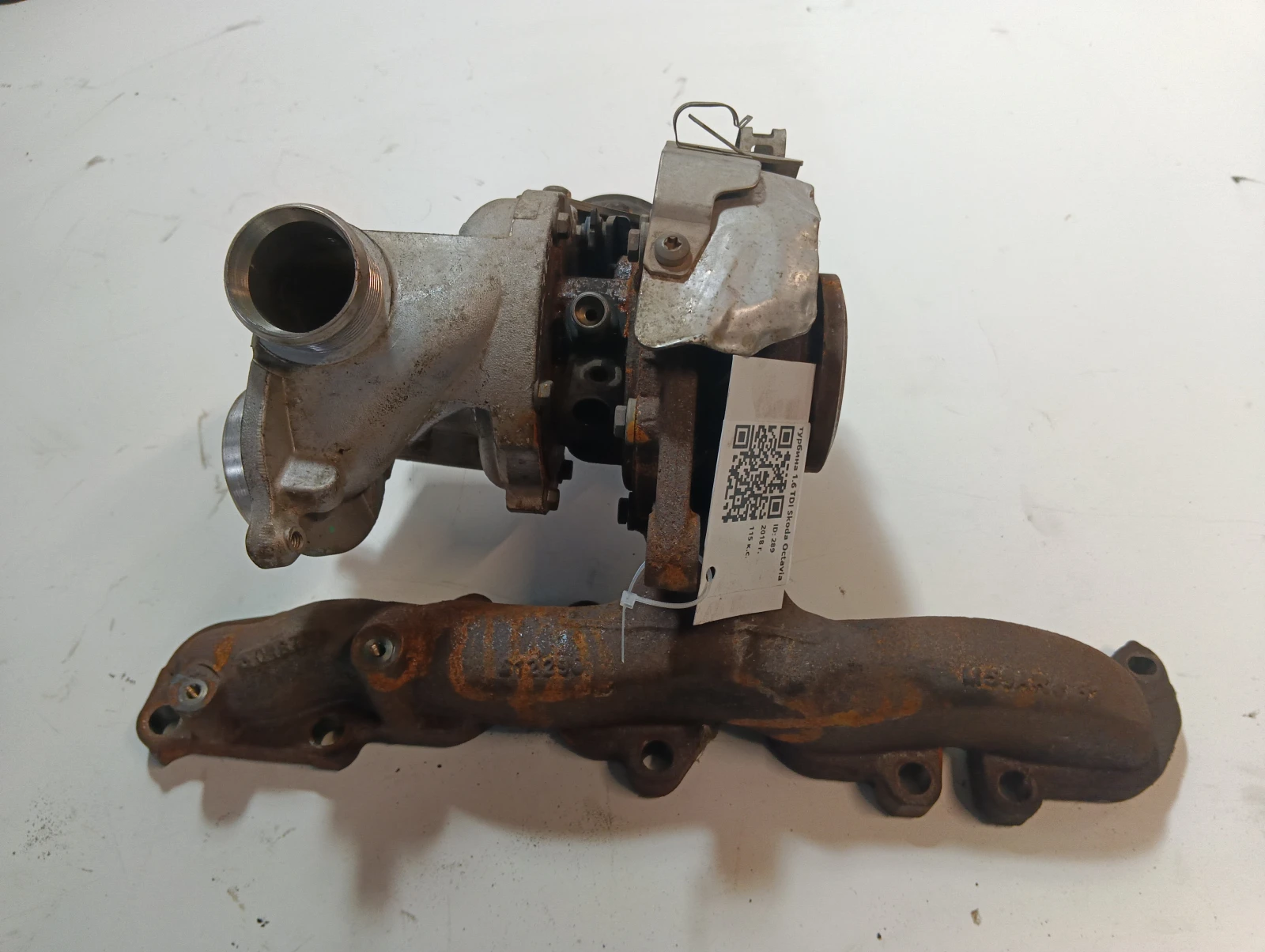 турбина 1.6 TDI Skoda Octavia