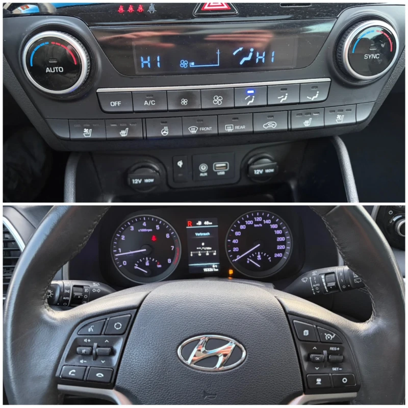 Hyundai Tucson 1.6i* 177hp* FULL LED* 360camera* , снимка 17 - Автомобили и джипове - 52632461