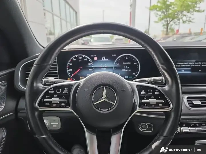 Mercedes-Benz GLE 450 /ДИСТРОНИК/ОБДУХВАНЕ/ПАНОРАМА/360/HUD, снимка 12 - Автомобили и джипове - 56127336
