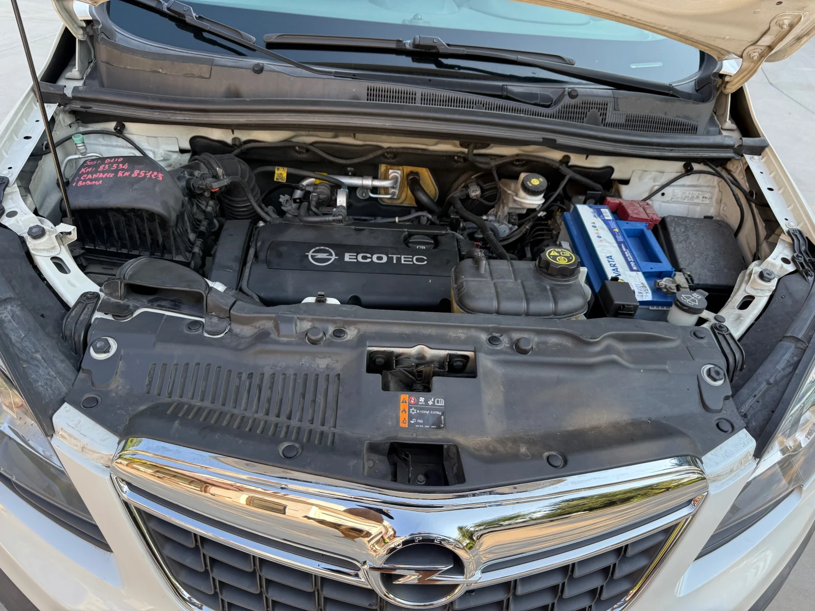 Opel Mokka 1.6i* Cosmo* 90 000км.* бяла перла* , снимка 16 - Автомобили и джипове - 55002026