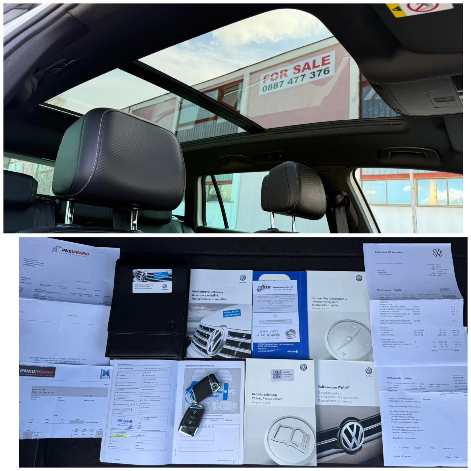 VW Passat 2.0 / TSI / 4 MOTION / R-Line SWISS, снимка 17 - Автомобили и джипове - 54046781