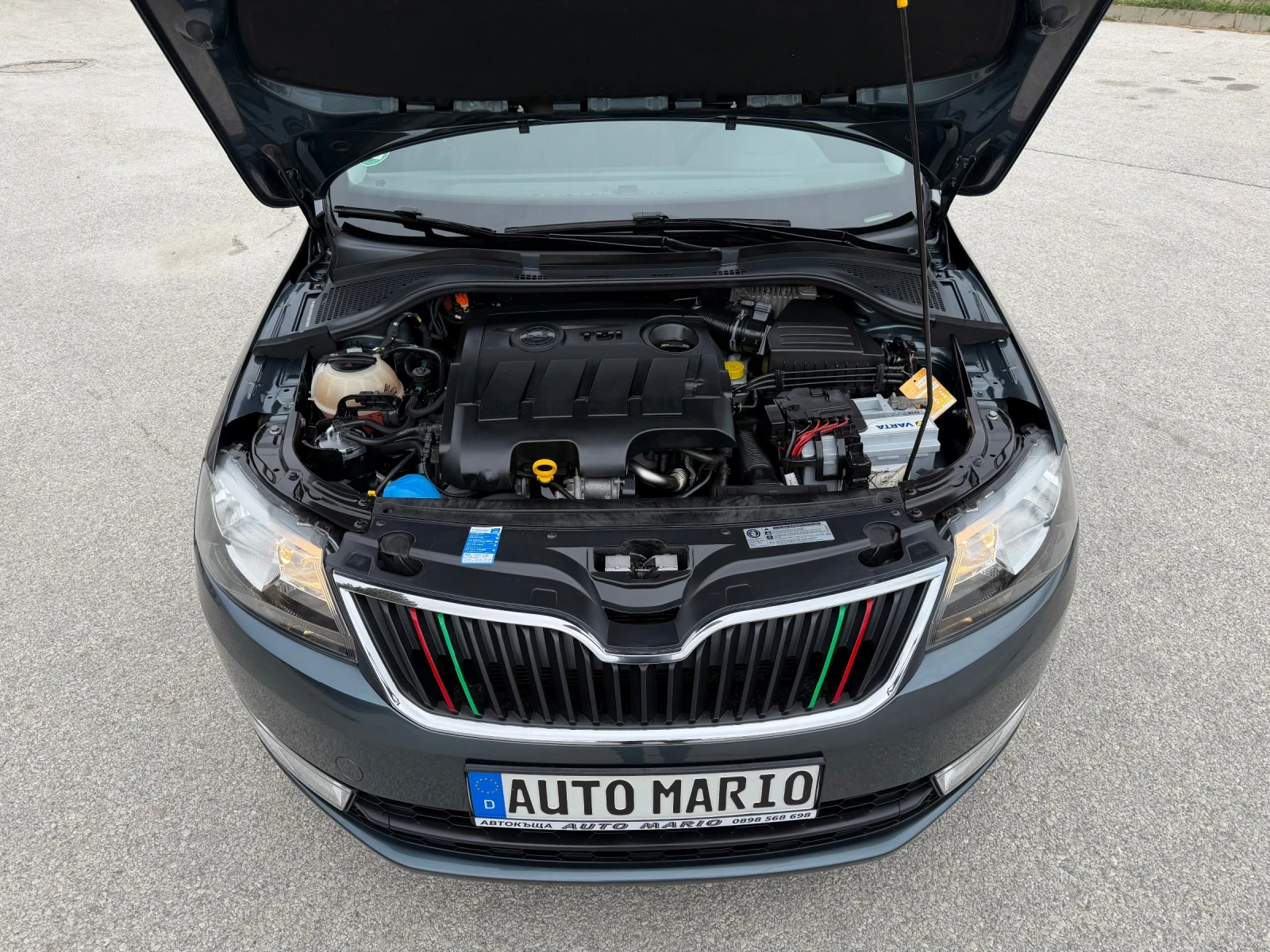 Skoda Rapid 1.6TDI 90к.с. ЕВРО5 АВТОМАТ ГЕРМАНИЯ, снимка 17 - Автомобили и джипове - 56270764