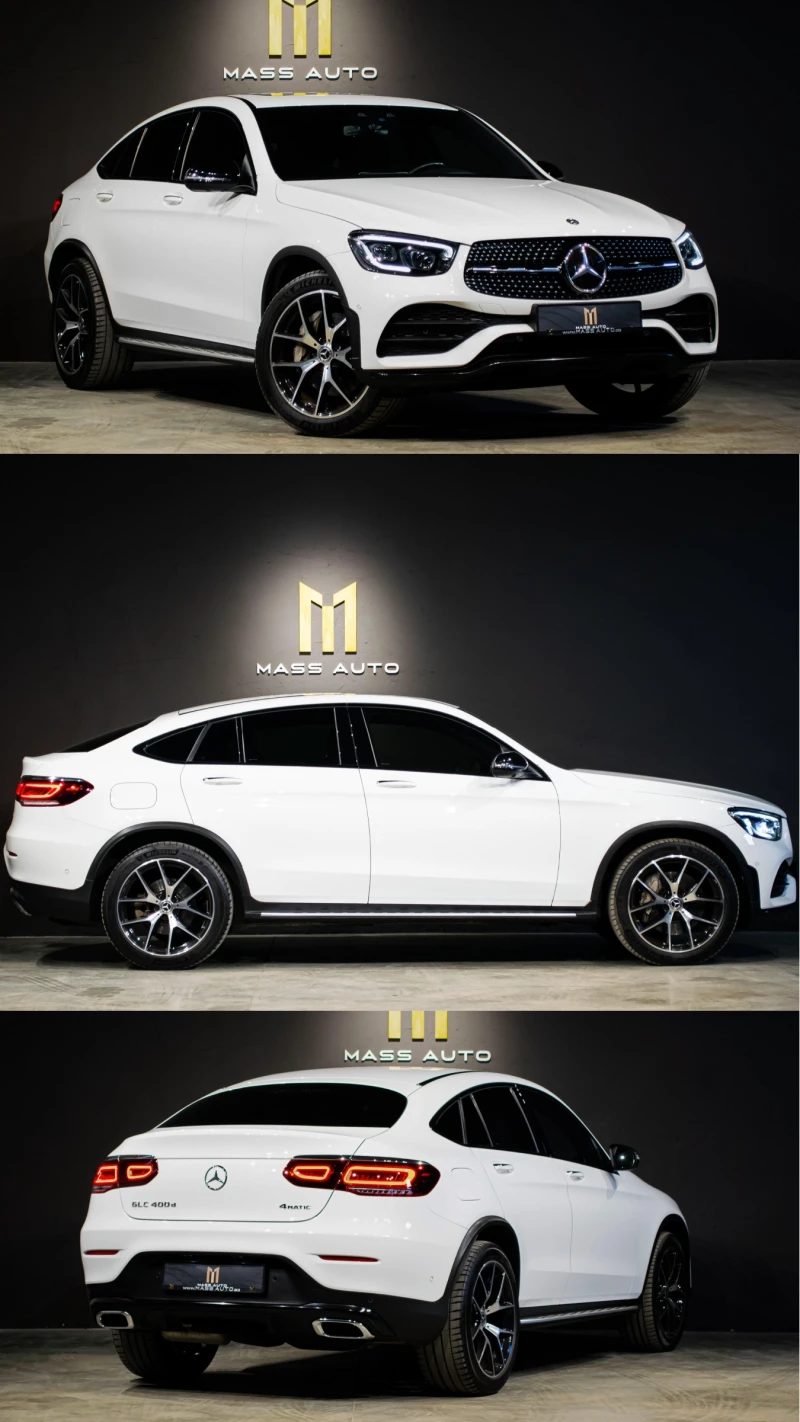 Mercedes-Benz GLC 400 d/AMG/Coupe/Face/360/Burmester, снимка 3 - Автомобили и джипове - 49483338