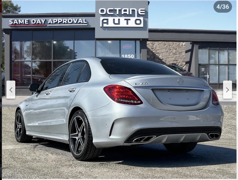 Mercedes-Benz C 450 AMG 4MATIC* BURMESTER* 360КАМЕРА* ДИСТРОНИК* , снимка 4 - Автомобили и джипове - 52835552