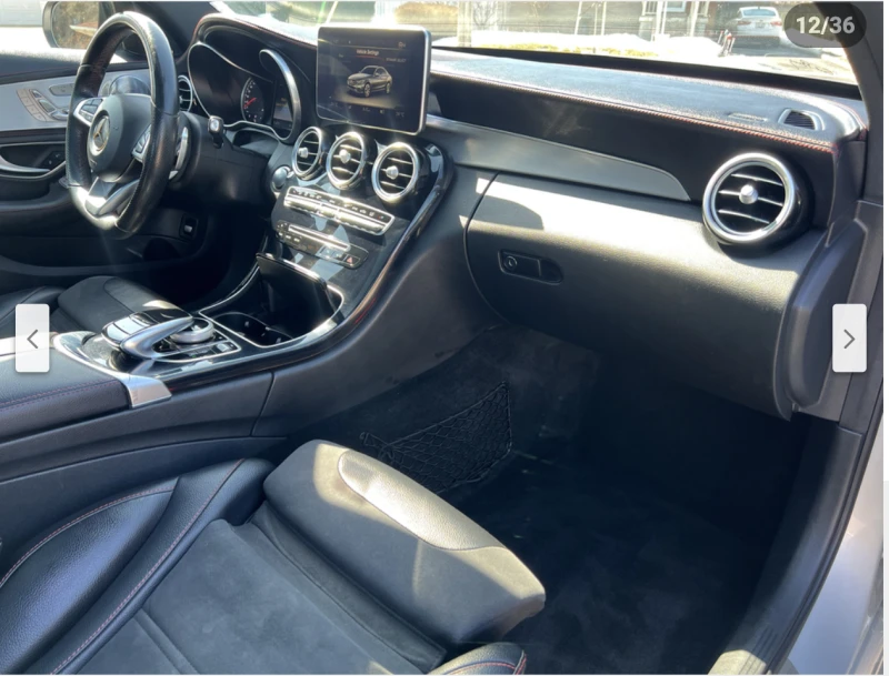 Mercedes-Benz C 450 AMG 4MATIC* BURMESTER* 360КАМЕРА* ДИСТРОНИК* , снимка 8 - Автомобили и джипове - 52835552