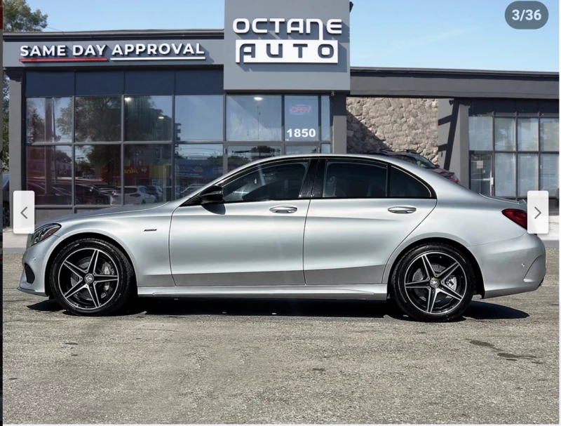 Mercedes-Benz C 450 AMG 4MATIC* BURMESTER* 360КАМЕРА* ДИСТРОНИК* , снимка 3 - Автомобили и джипове - 52835552