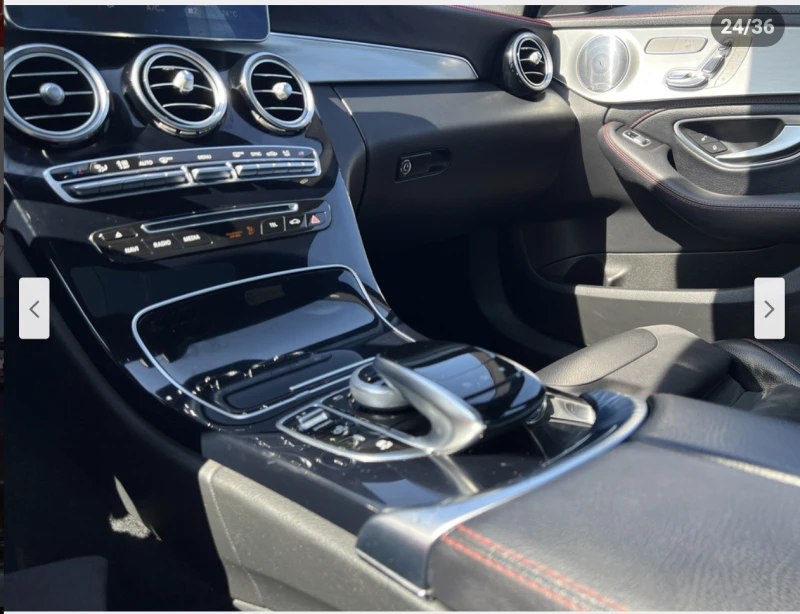 Mercedes-Benz C 450 AMG 4MATIC* BURMESTER* 360КАМЕРА* ДИСТРОНИК* , снимка 9 - Автомобили и джипове - 52835552
