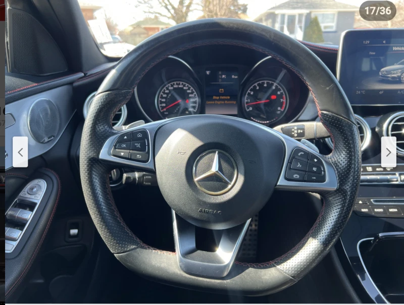 Mercedes-Benz C 450 AMG 4MATIC* BURMESTER* 360КАМЕРА* ДИСТРОНИК* , снимка 7 - Автомобили и джипове - 52835552