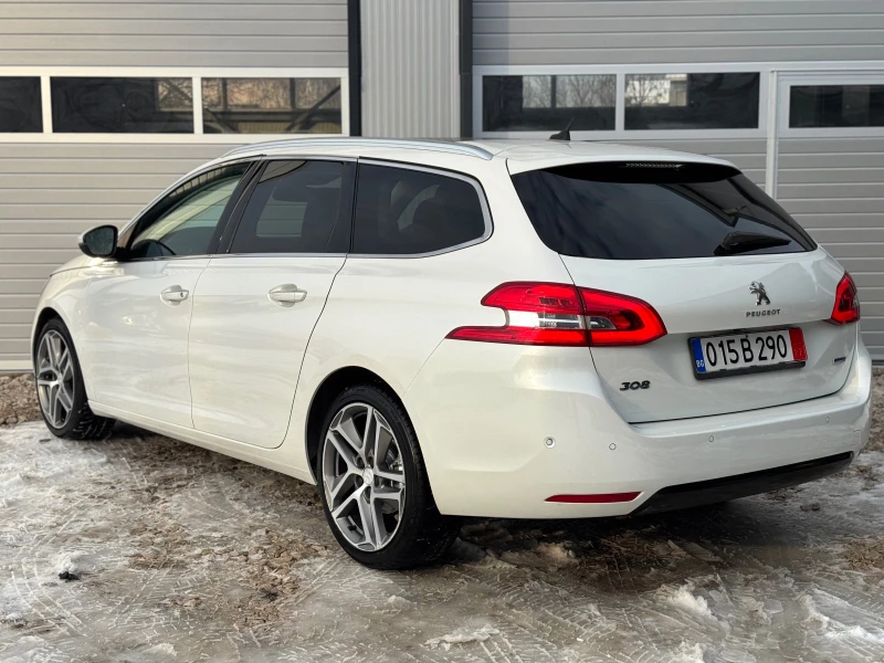 Peugeot 308 2.0HDI АВТОМАТ ПАНОРАМА ПОДГРЕВ КОЖА ЛЕД ФАРОВЕ, снимка 7 - Автомобили и джипове - 53358896