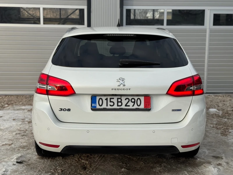 Peugeot 308 2.0HDI АВТОМАТ ПАНОРАМА ПОДГРЕВ КОЖА ЛЕД ФАРОВЕ, снимка 6 - Автомобили и джипове - 53358896