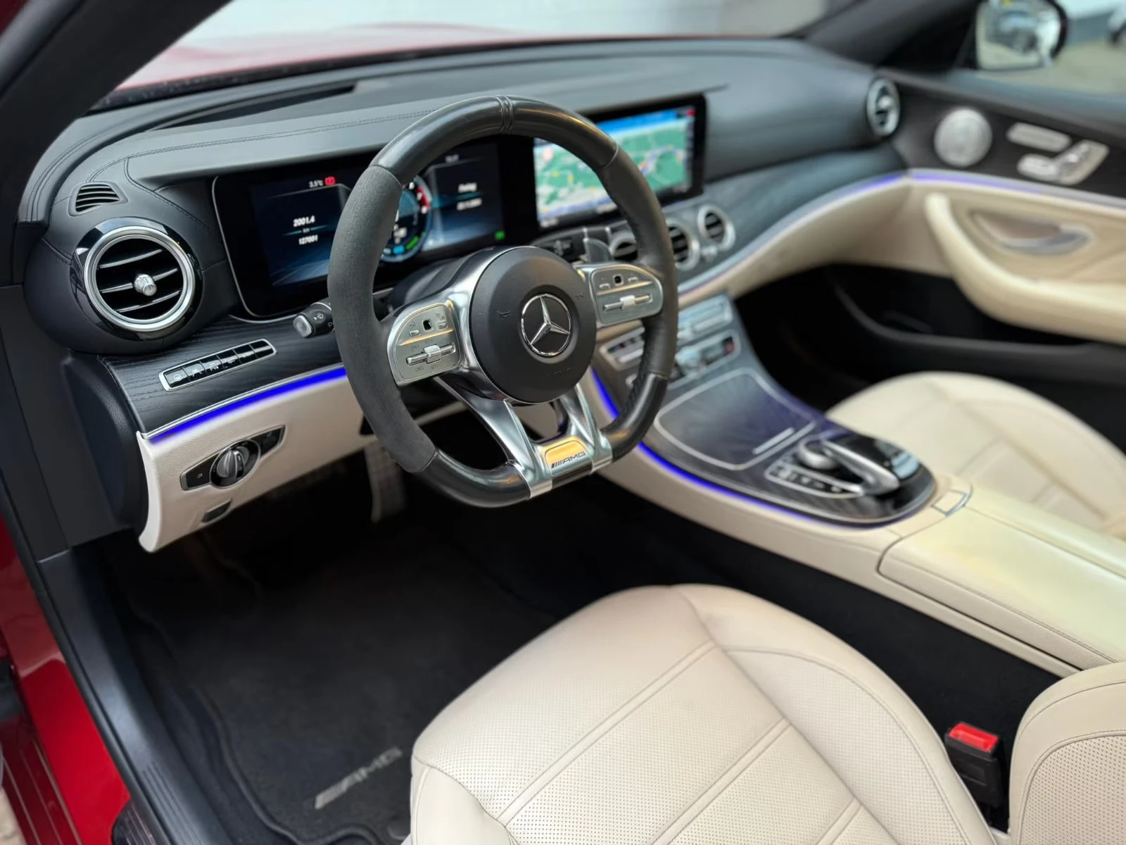 Mercedes-Benz E 53 AMG 4MATIC/425HP/PANO/HUD/360/BURM/MЕMO/NAVI/AMBI/703v - изображение 8