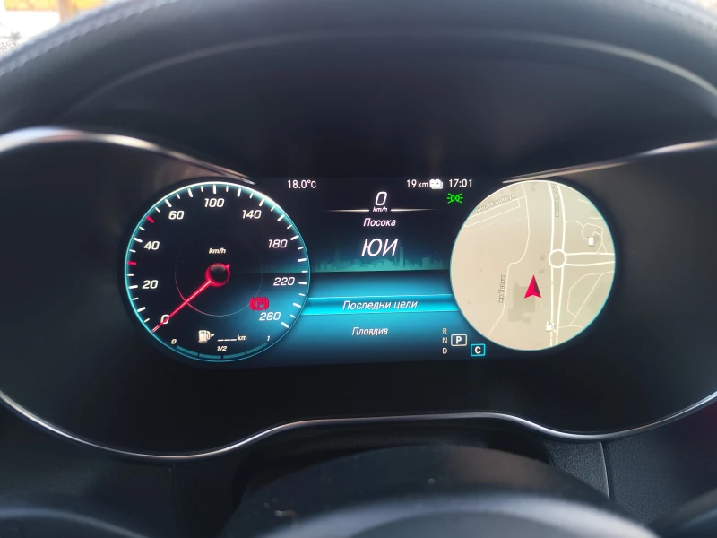 Mercedes-Benz GLC 300 e AMG-Sport 4-matic Plug-in хибрид ГАРАНЦИОНЕН, снимка 16 - Автомобили и джипове - 52086039