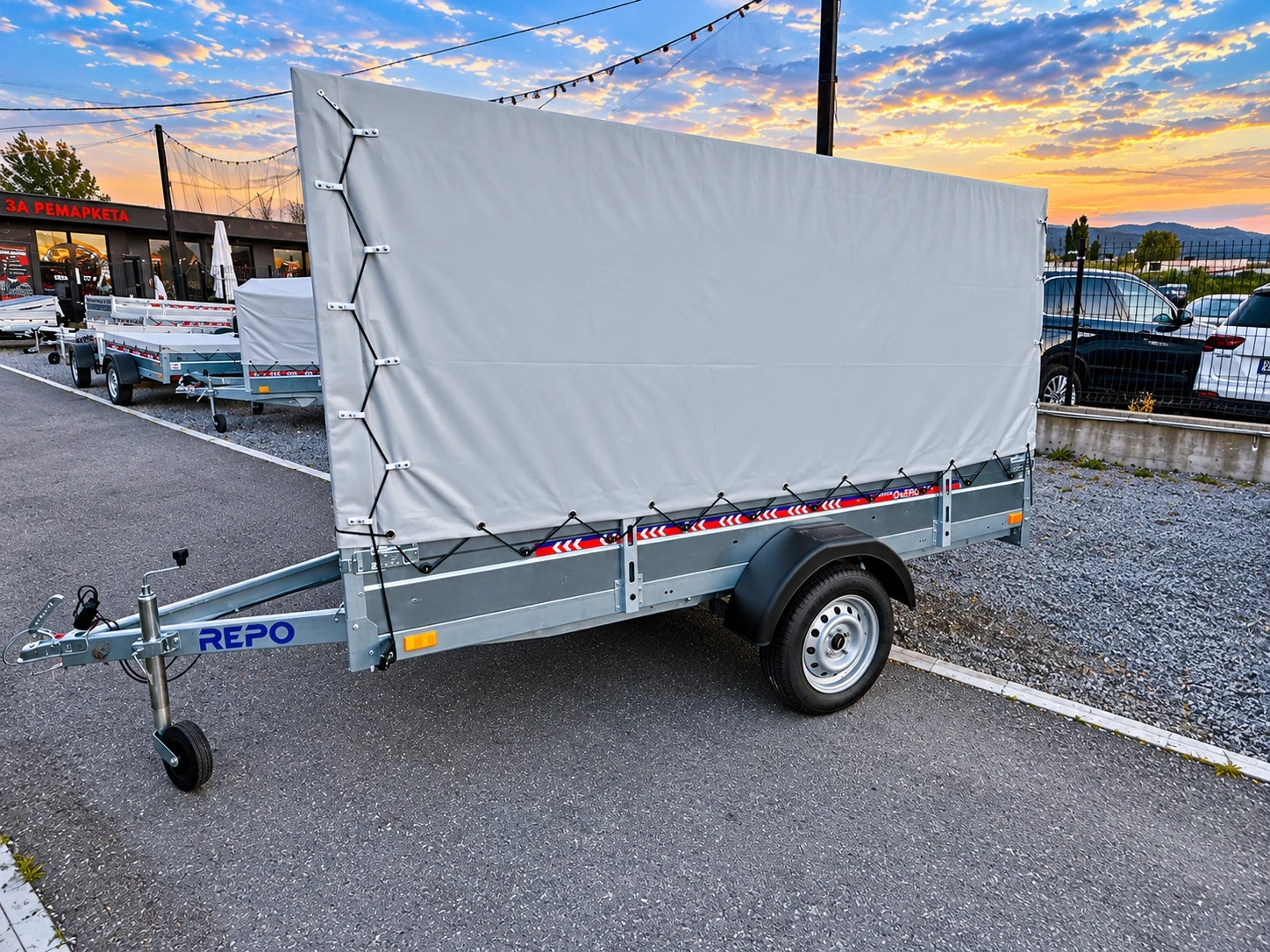 За автомобил Други Repo Trailers Cargo 3м X 1.60м Х 1.5м, снимка 5 - Ремаркета - 55829061