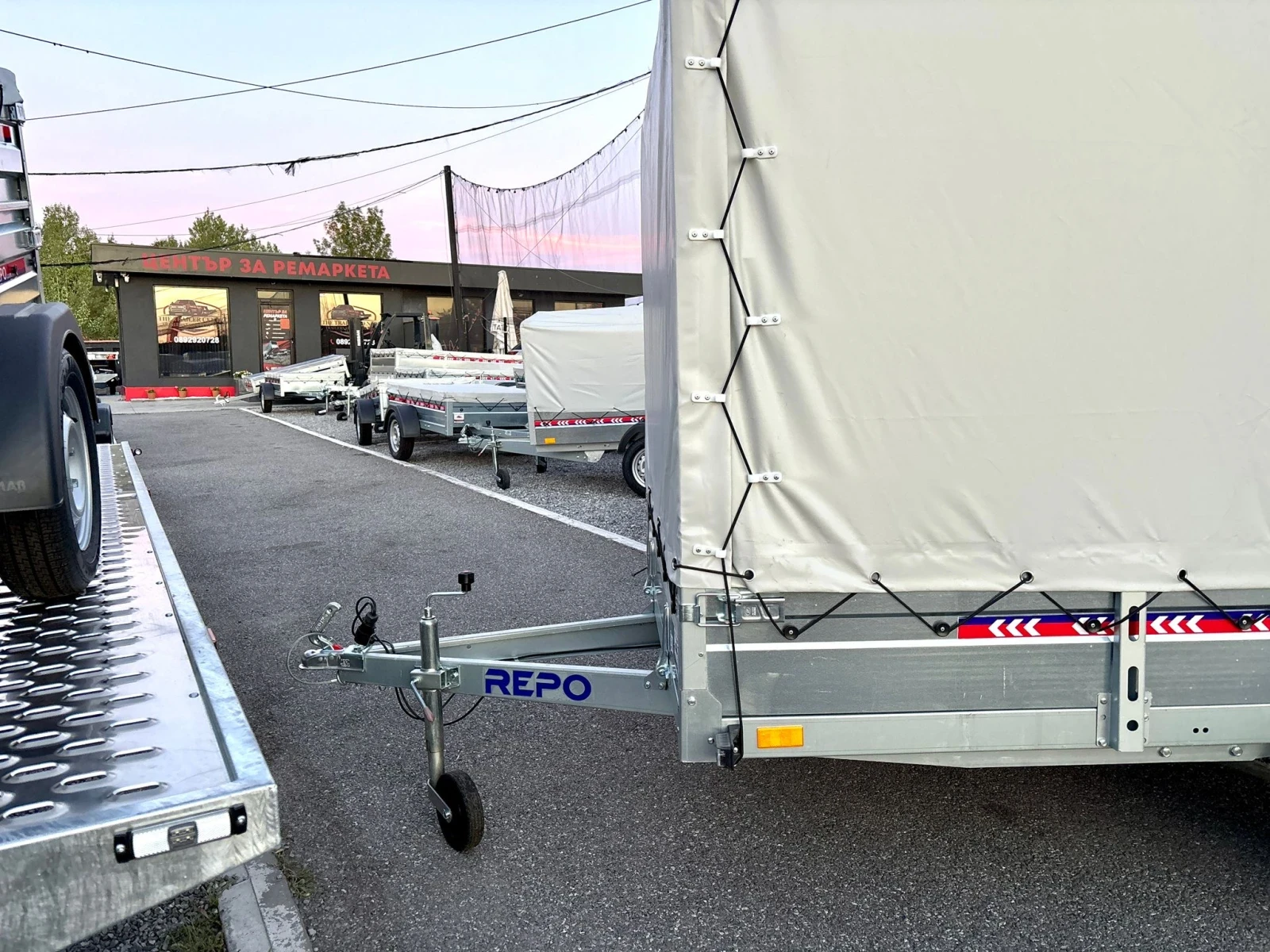 За автомобил Други Repo Trailers Cargo 3м X 1.60м Х 1.5м, снимка 7 - Ремаркета - 55829061