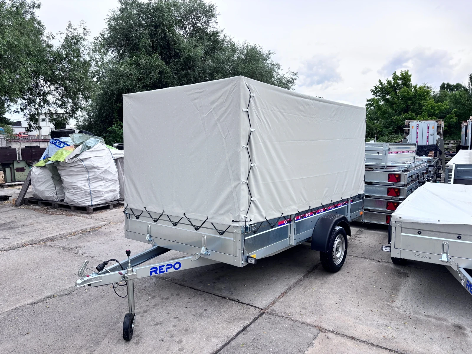 За автомобил Agados Repo Trailers Cargo 3м X 1.60м Х 1.5м, снимка 2 - Ремаркета - 55212508