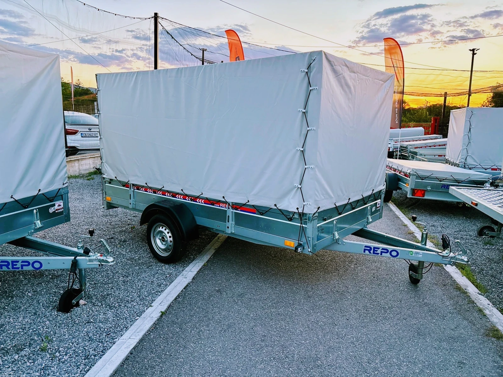 За автомобил Други Repo Trailers Cargo 3м X 1.60м Х 1.5м, снимка 2 - Ремаркета - 55829061