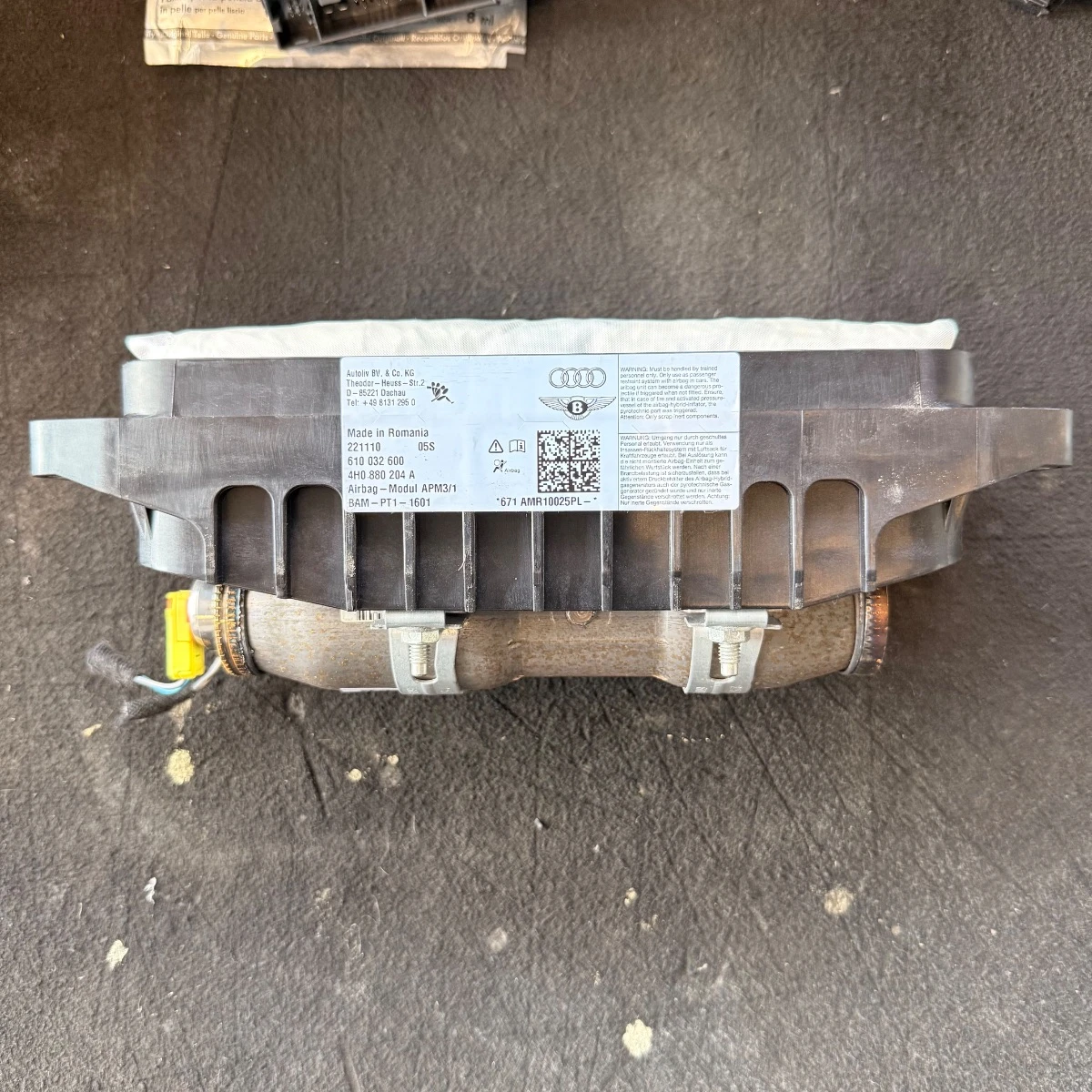 Модул за въздушна възглавницаAirbag за Audi A8 D4 4H0880204A-1128