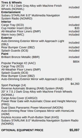 Subaru Ascent PREMIUM* 3-ZONE* 7 места* BLIND SPOT*  - 18000 € / 35204.94 лв. - 86269881 16