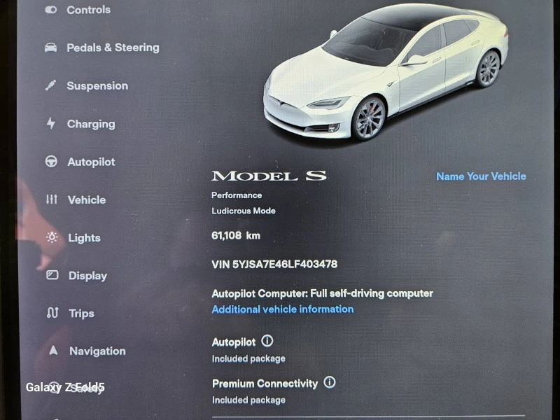 Tesla Model S P100D Long Range Ludacris , снимка 16 - Автомобили и джипове - 47410773