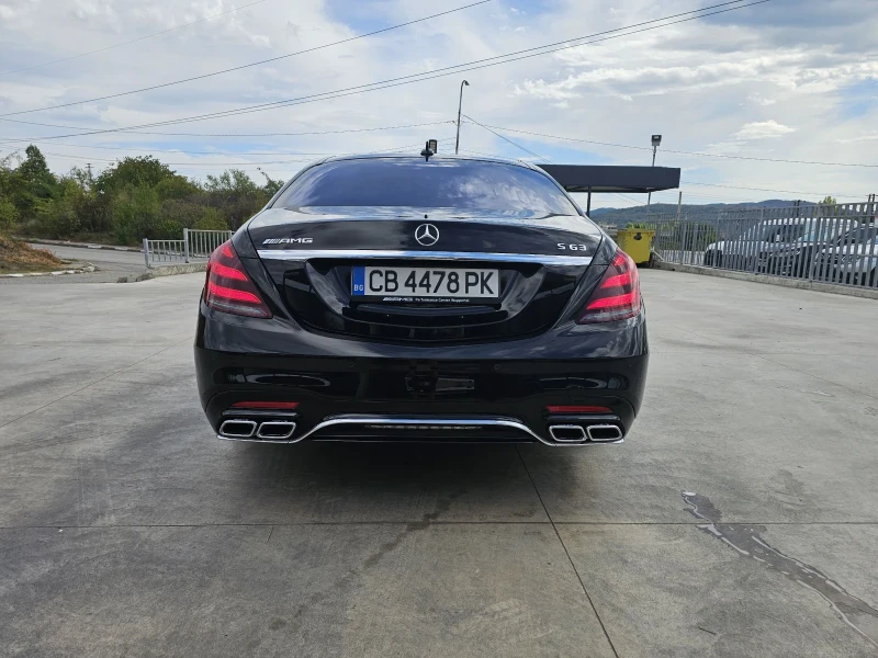 Mercedes-Benz S 63 AMG V8 BITURBO/4MATIC+ / Ceramic/Long, снимка 4 - Автомобили и джипове - 47233875