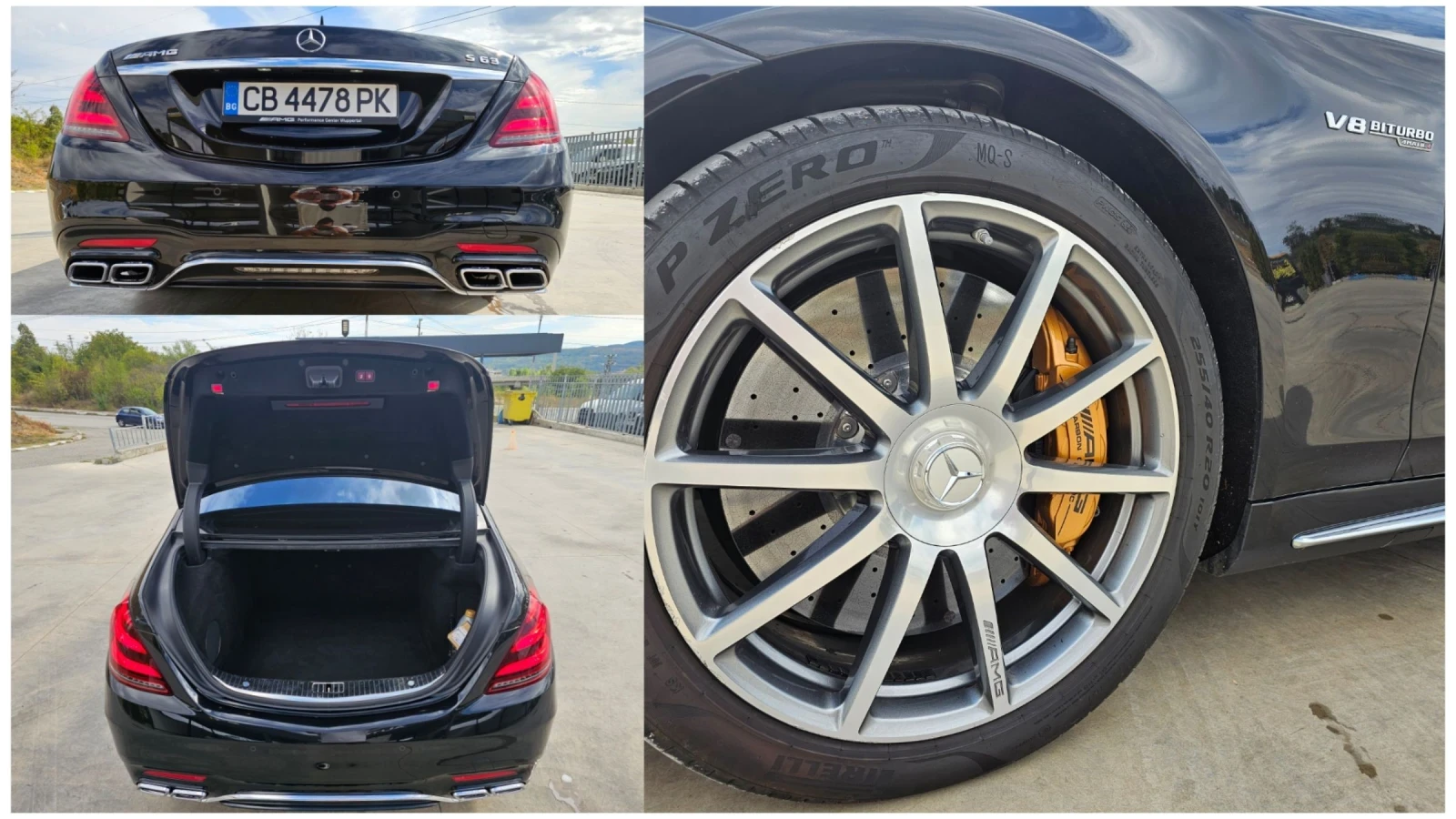 Mercedes-Benz S 63 AMG V8 BITURBO/4MATIC+ / Ceramic/Long | Mobile.bg   11