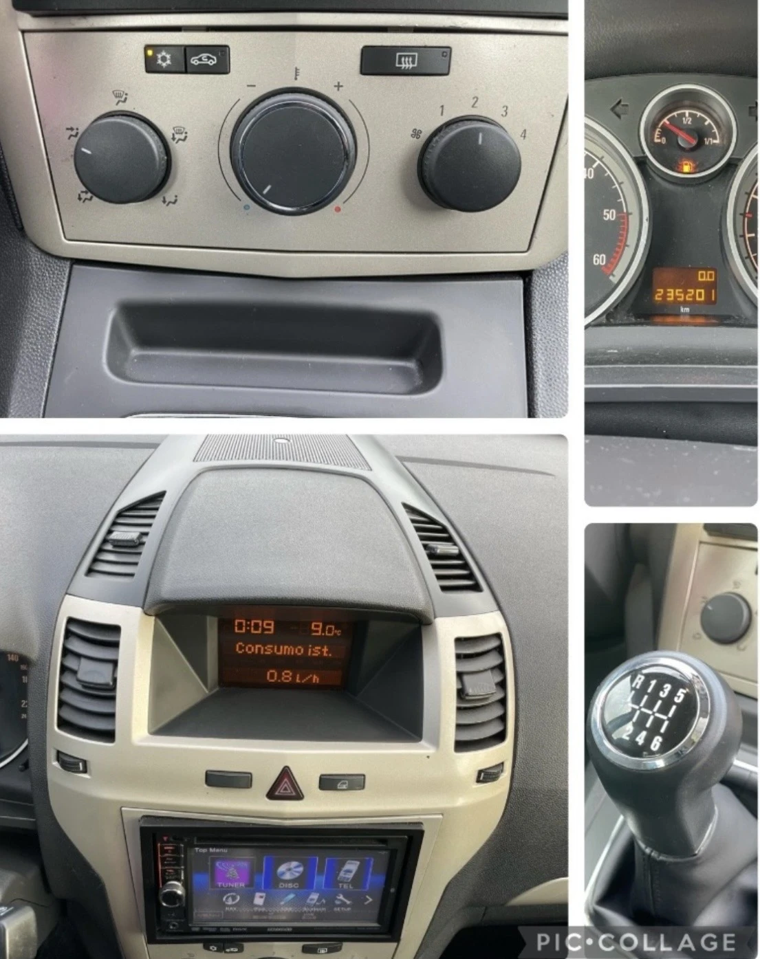 Opel Zafira 1.7CDTI/110кс/2008г, внос Италия , снимка 12 - Автомобили и джипове - 55308534
