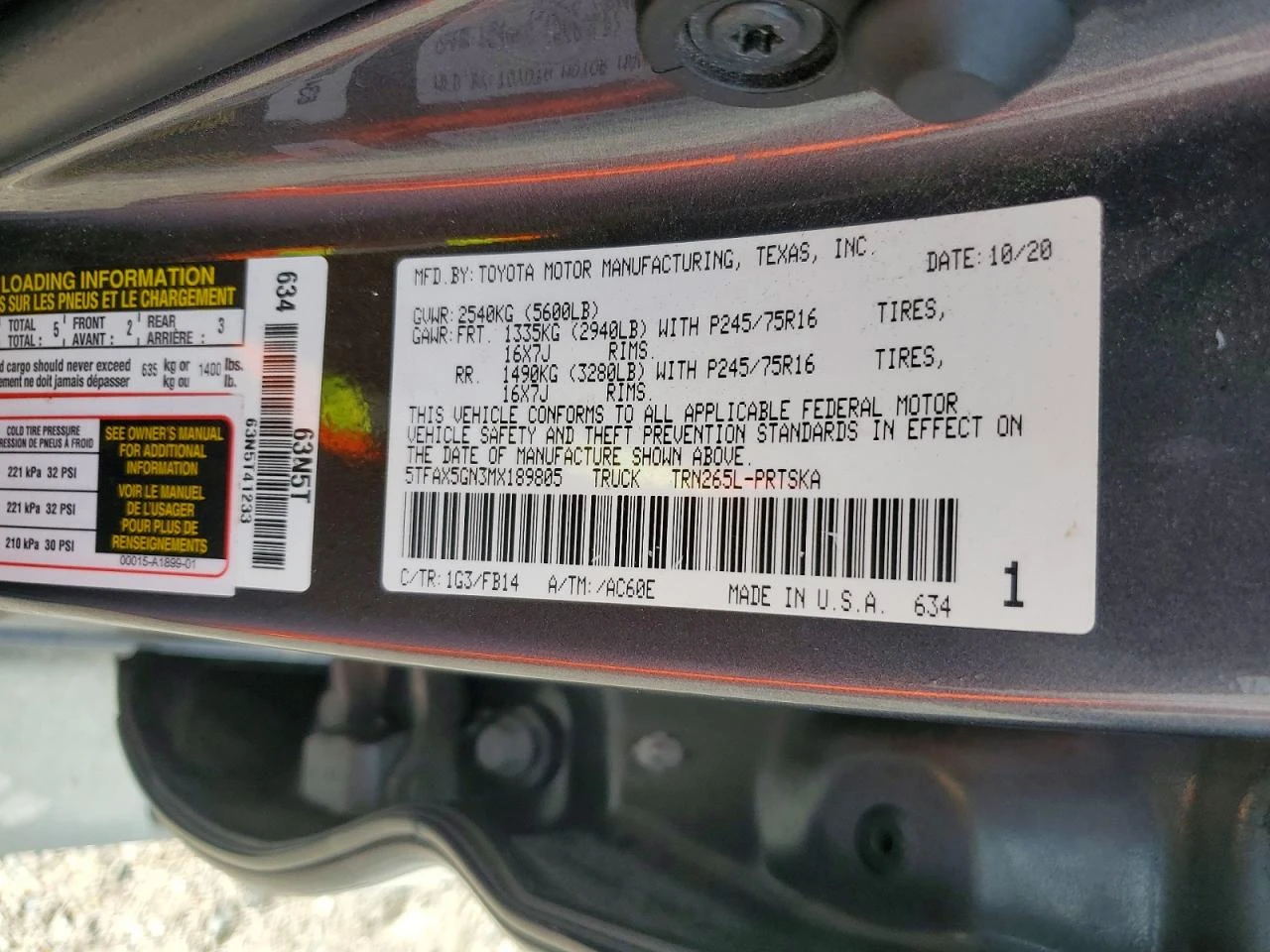 Toyota Tacoma Sr, снимка 12 - Автомобили и джипове - 55878220