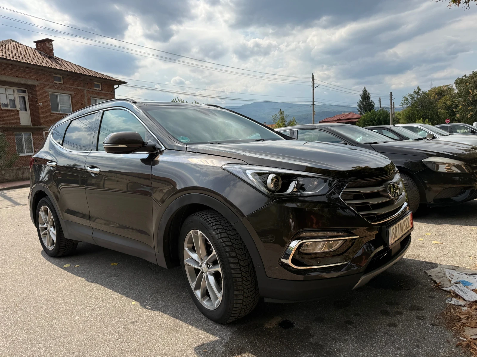 Hyundai Santa fe 2.2 CRdi , 4WD , 360 camera  , всички екстри , , снимка 3 - Автомобили и джипове - 56162116