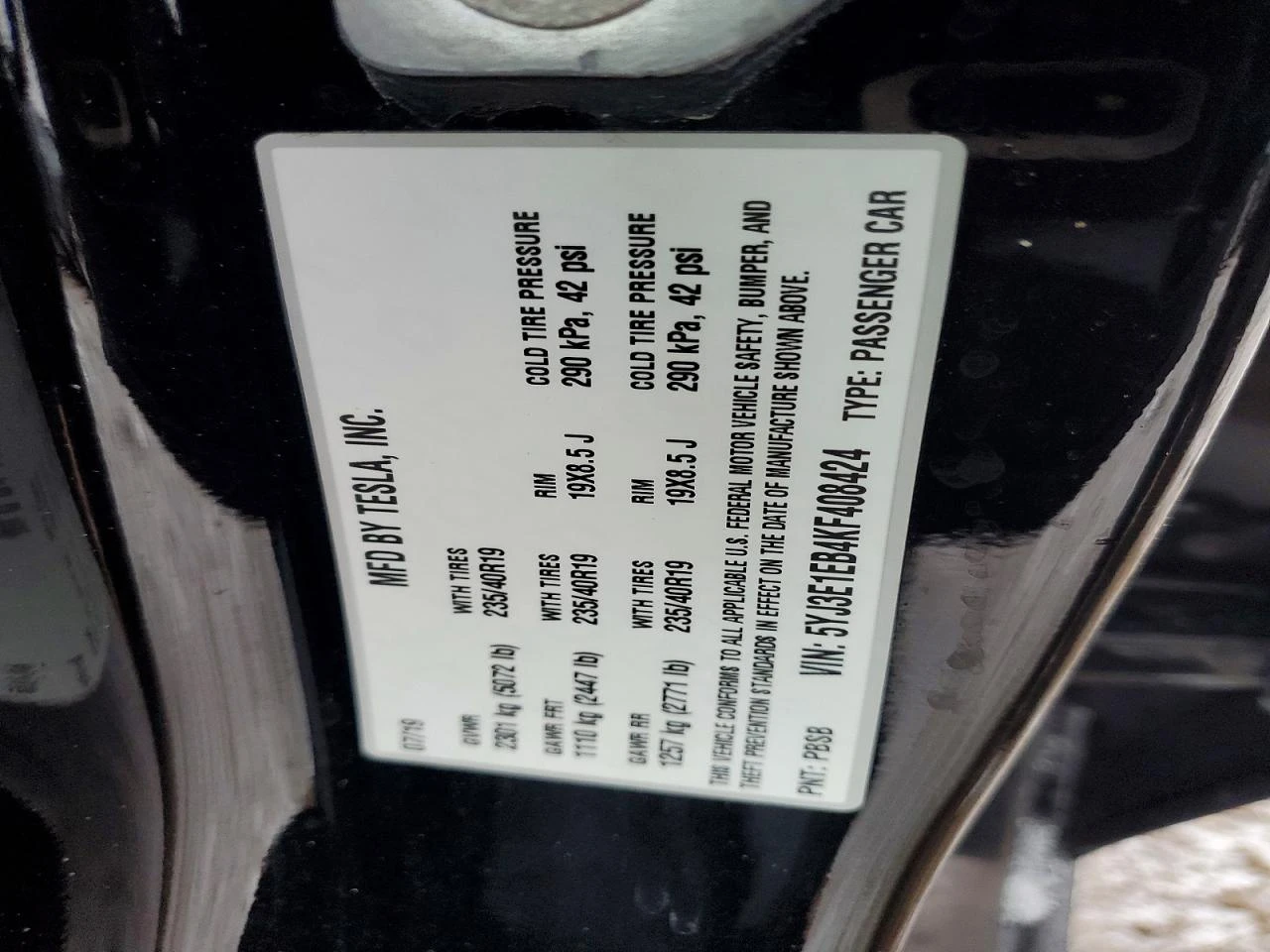 Tesla Model 3, снимка 12 - Автомобили и джипове - 54156380