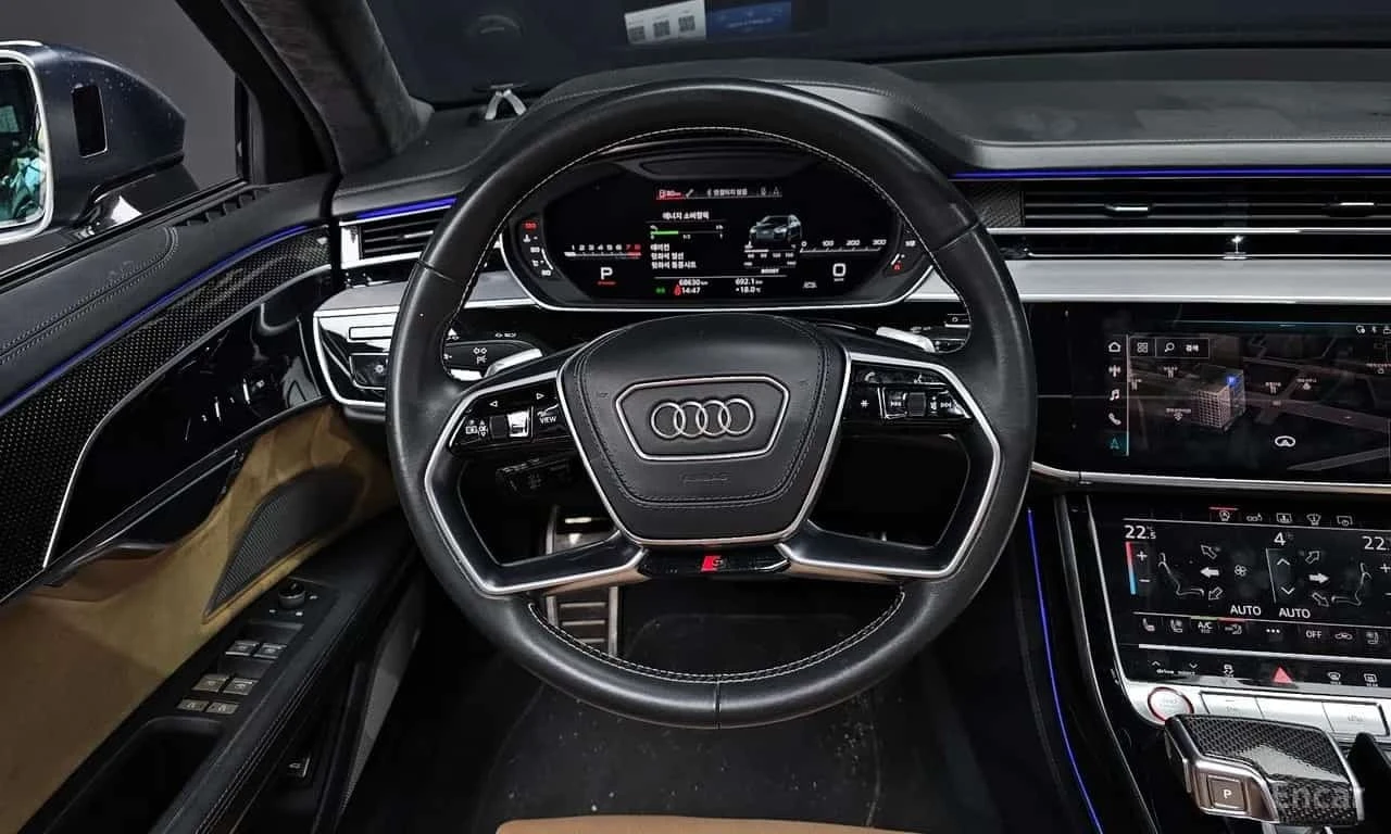 Audi S8 4.0 TFSI Quattro LWB /ОБДУХВАНЕ/ПАНОРАМА/360, снимка 13 - Автомобили и джипове - 56296533
