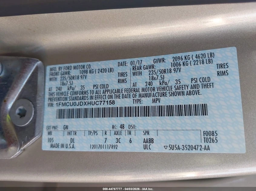 Ford Escape 1.5L I-4 DI, DOHC, VVT, TURBO, 179HP Front Wheel | Mobile.bg � ����������� 9