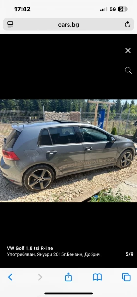 VW Golf 1.8 tsi  R-line | Mobile.bg    4