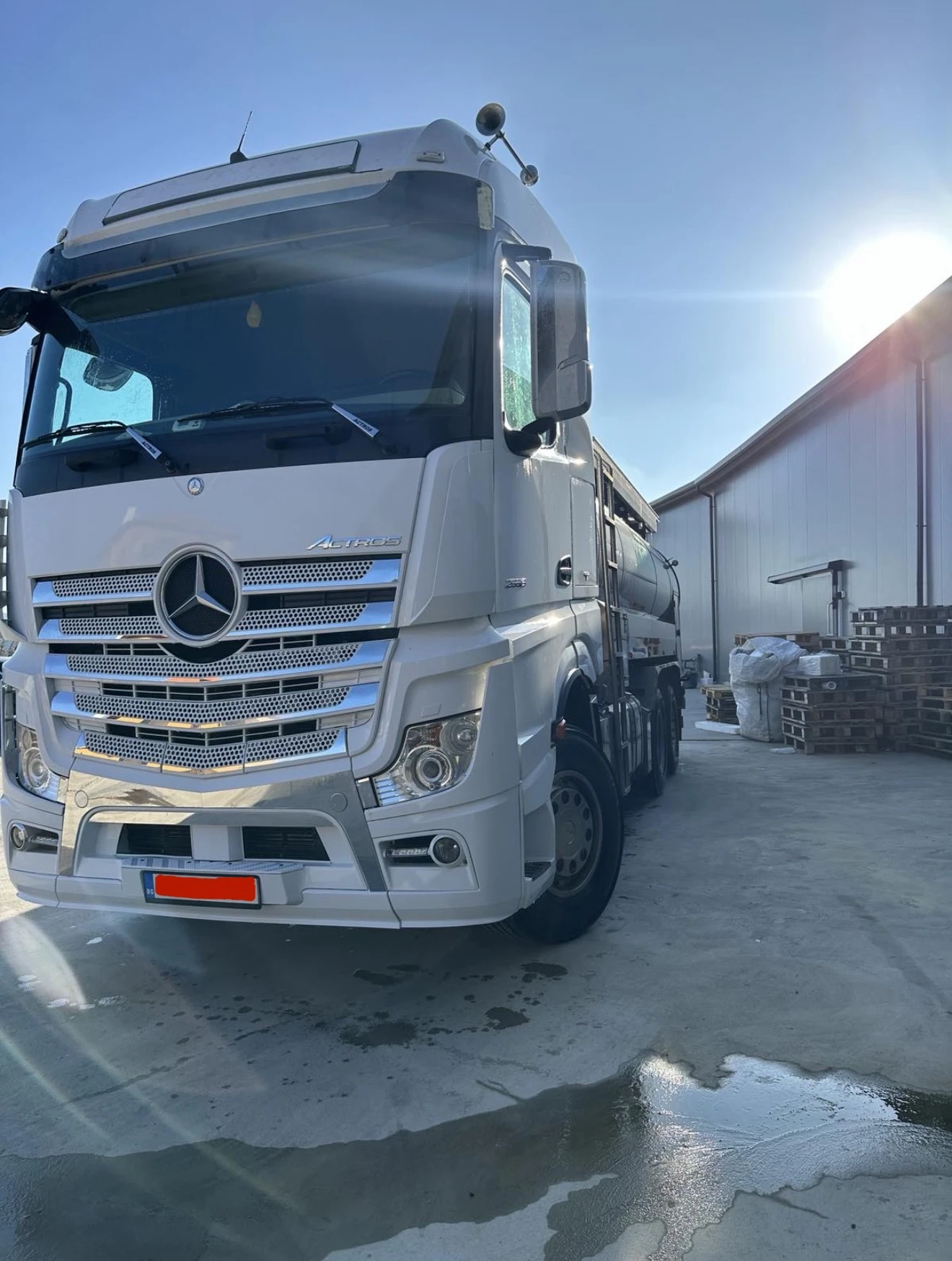 Mercedes-Benz Actros Млекарка 14500литра изолация
