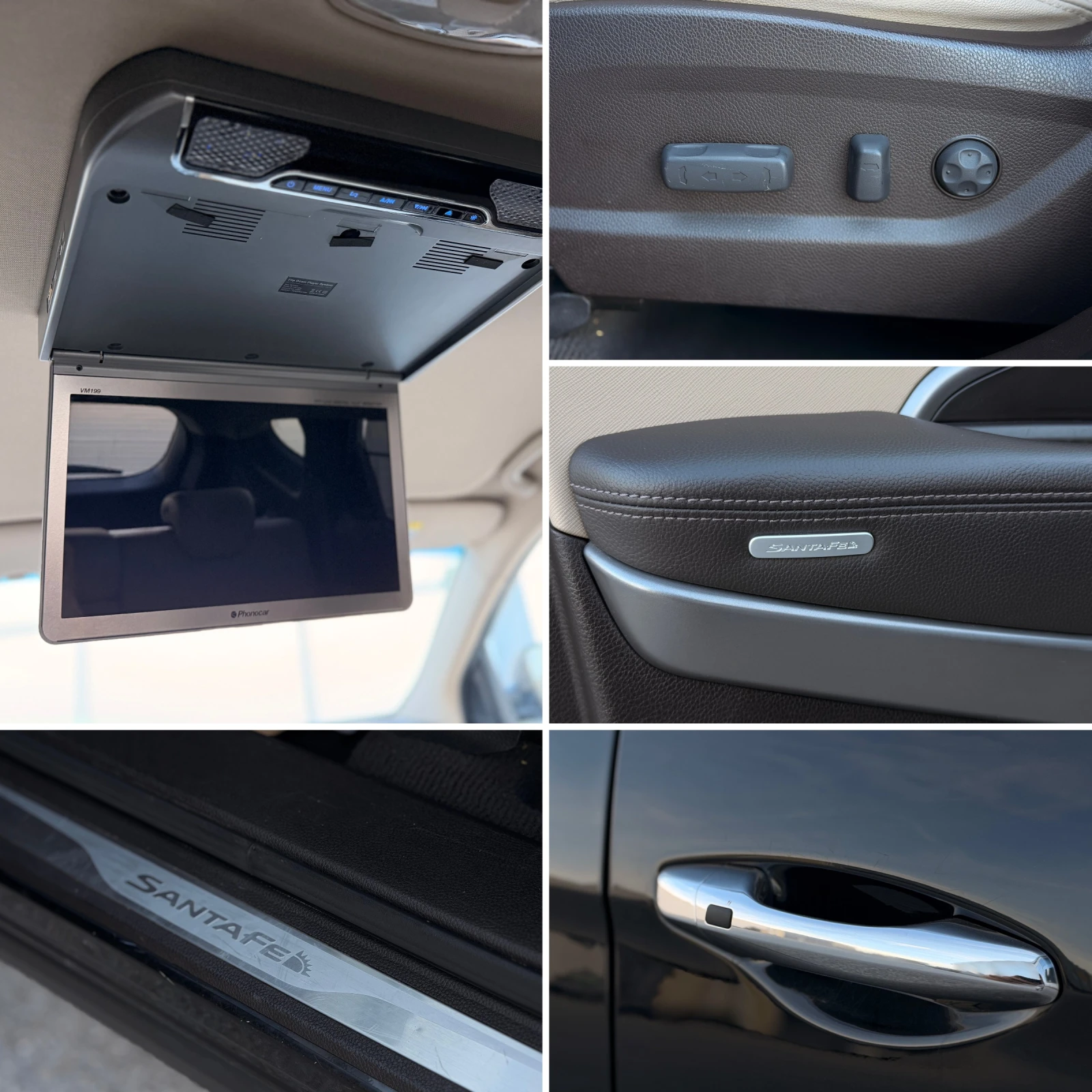Hyundai Santa fe -2.2CRDi-4wd-Keyless-Camera-Led-Сменени вериги-, снимка 15 - Автомобили и джипове - 54784126