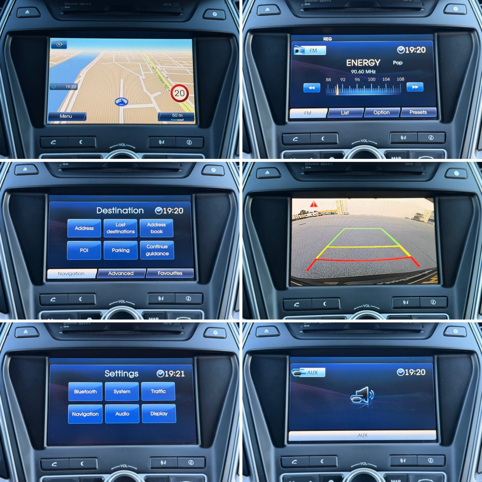 Hyundai Santa fe -2.2CRDi-4wd-Keyless-Camera-Led-Сменени вериги-, снимка 13 - Автомобили и джипове - 54784126
