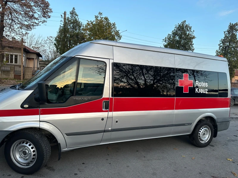 Ford Transit 2.2 TDCI климатик , снимка 2 - Бусове и автобуси - 52408434