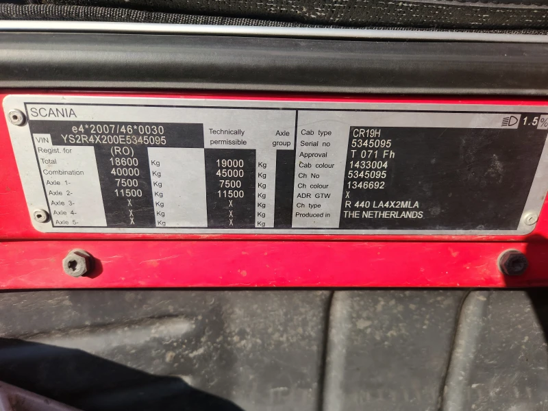 Scania R 440 EEV, снимка 7 - Камиони - 52802705