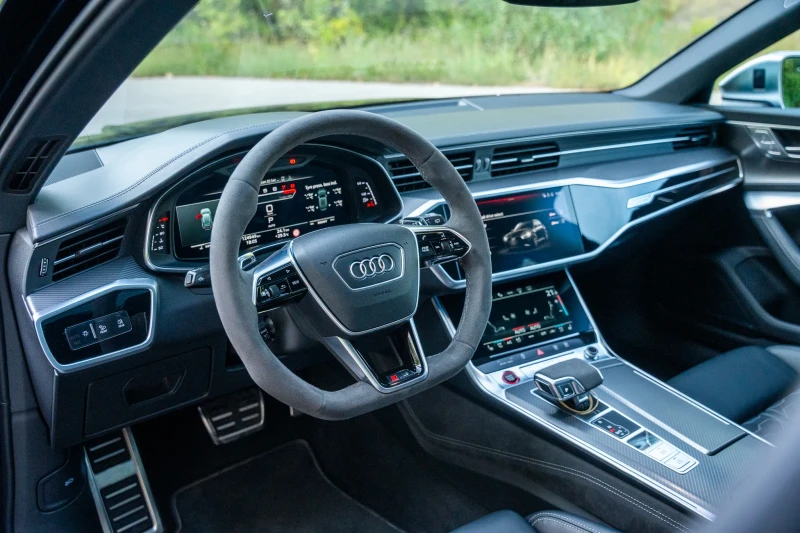Audi Rs6 600HP/CERAMIC/PANO/B&0/ALCANTARA , снимка 15 - Автомобили и джипове - 51627165